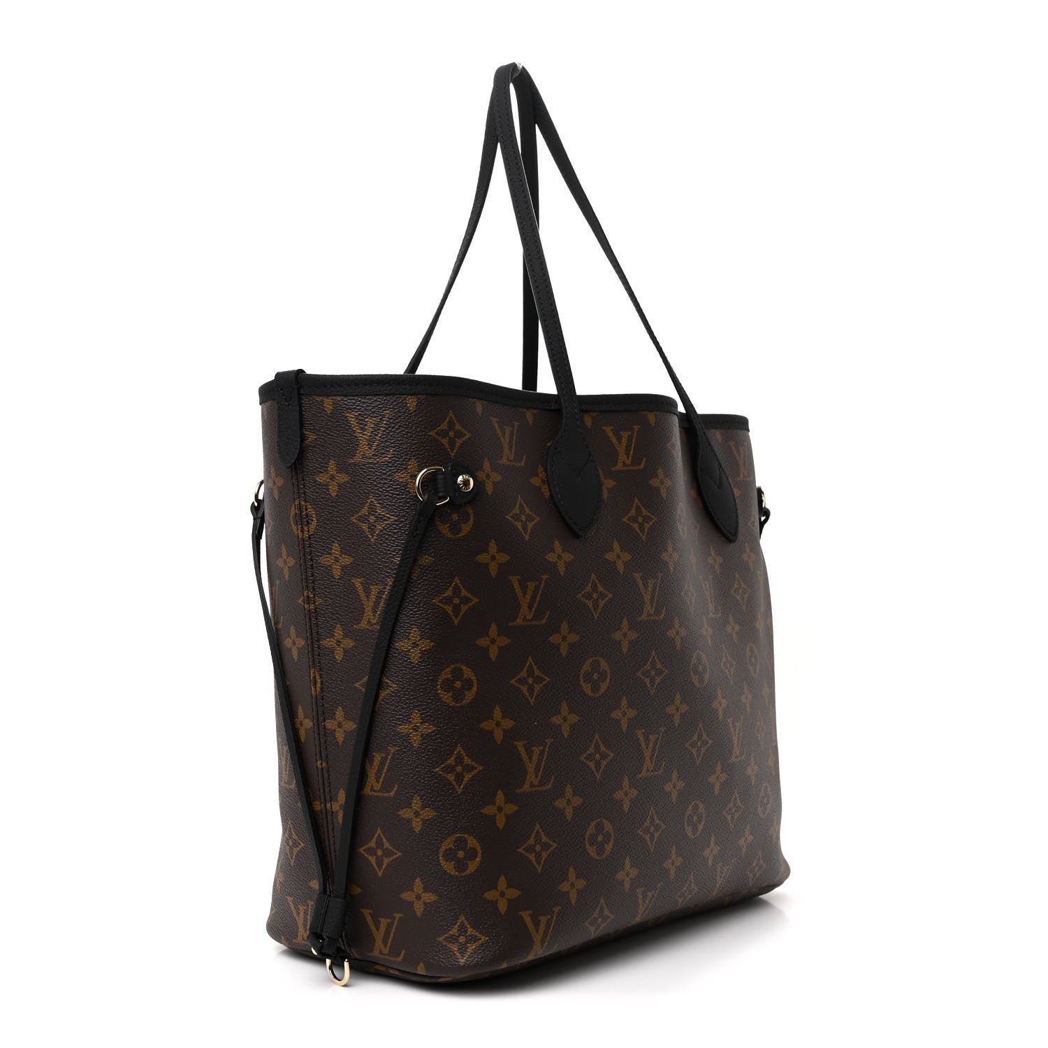 Louis Vuitton Monogram Calfskin Neo Neverfull Inside Out MM  Black 4 of 12