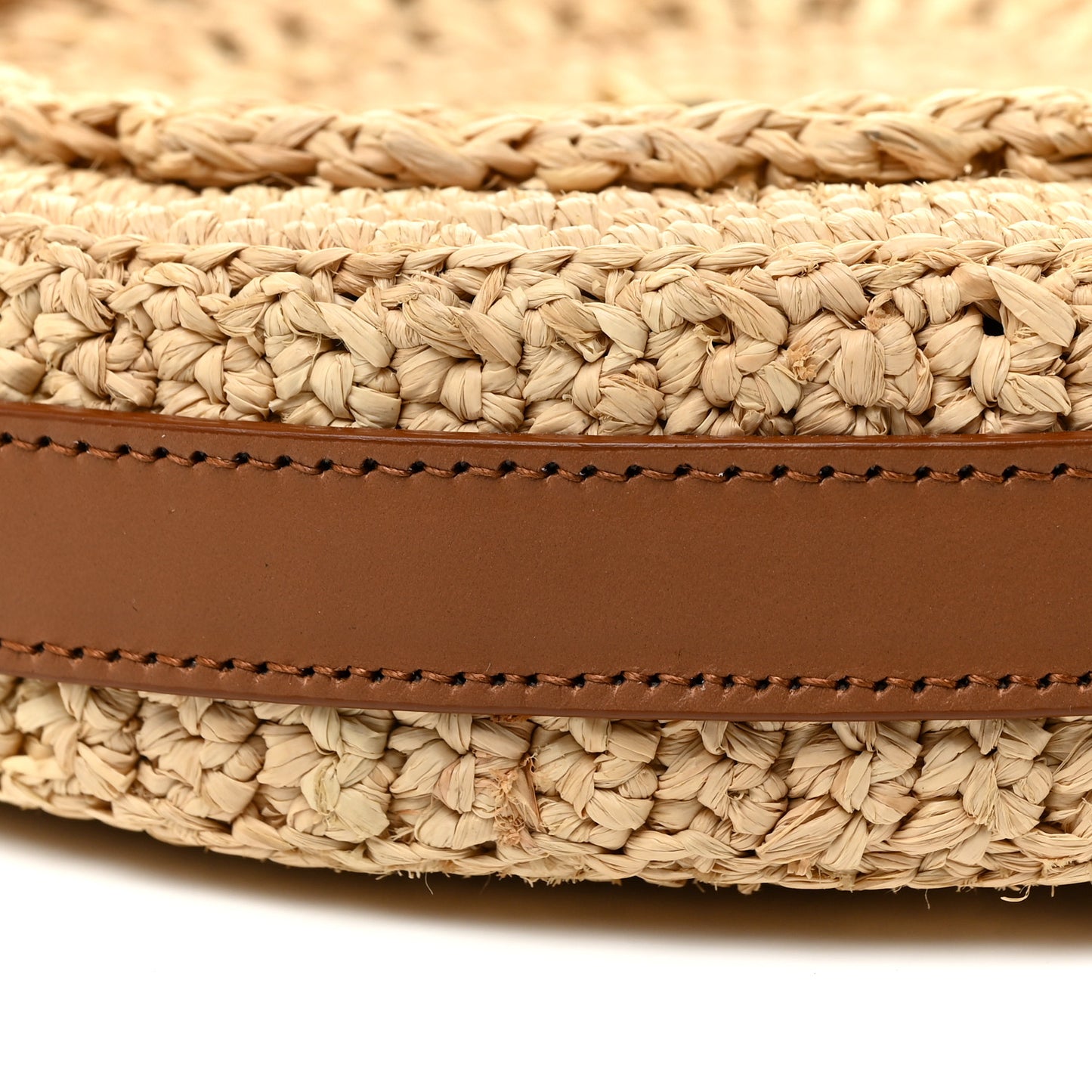 Raffia Sac Round Naturel