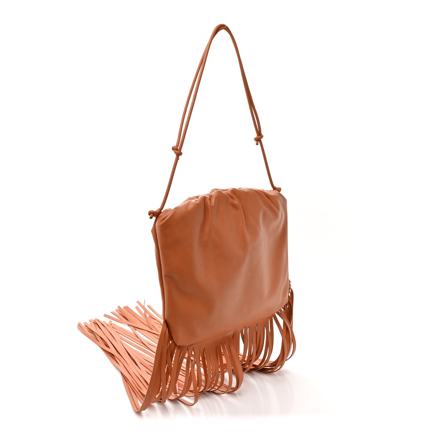 Nappa The Fringe Pouch Shoulder Bag Clay