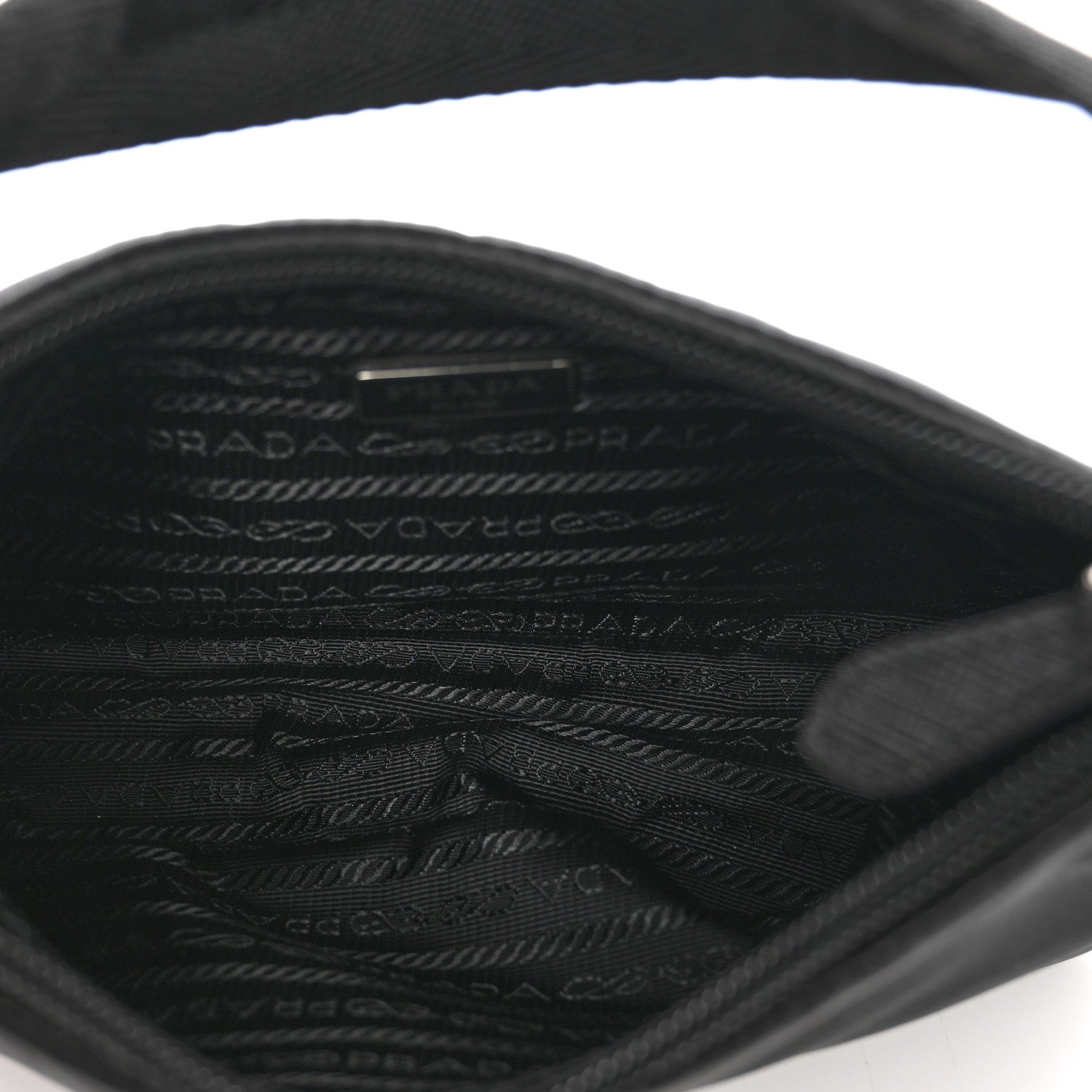 Prada Tessuto Nylon Mini Re-Edition 2000 Bag Black 6 of 9