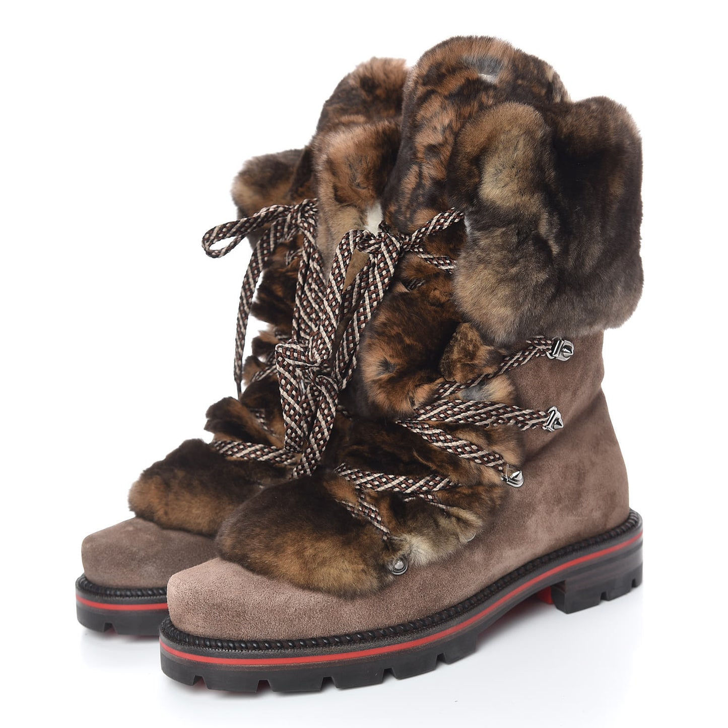 Suede Orylag Fur Mens Snow Black Flat Hiking Boots 41 Testa Di Moro Naturel