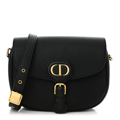 Christian Dior Grained Calfskin Medium Bobby Flap Black 1 of 12
