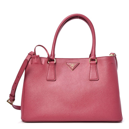 Prada Saffiano Lux Medium Tote Peonia 1 of 9