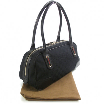 Gucci Monogram Small Princy Satchel Black 3 of 10