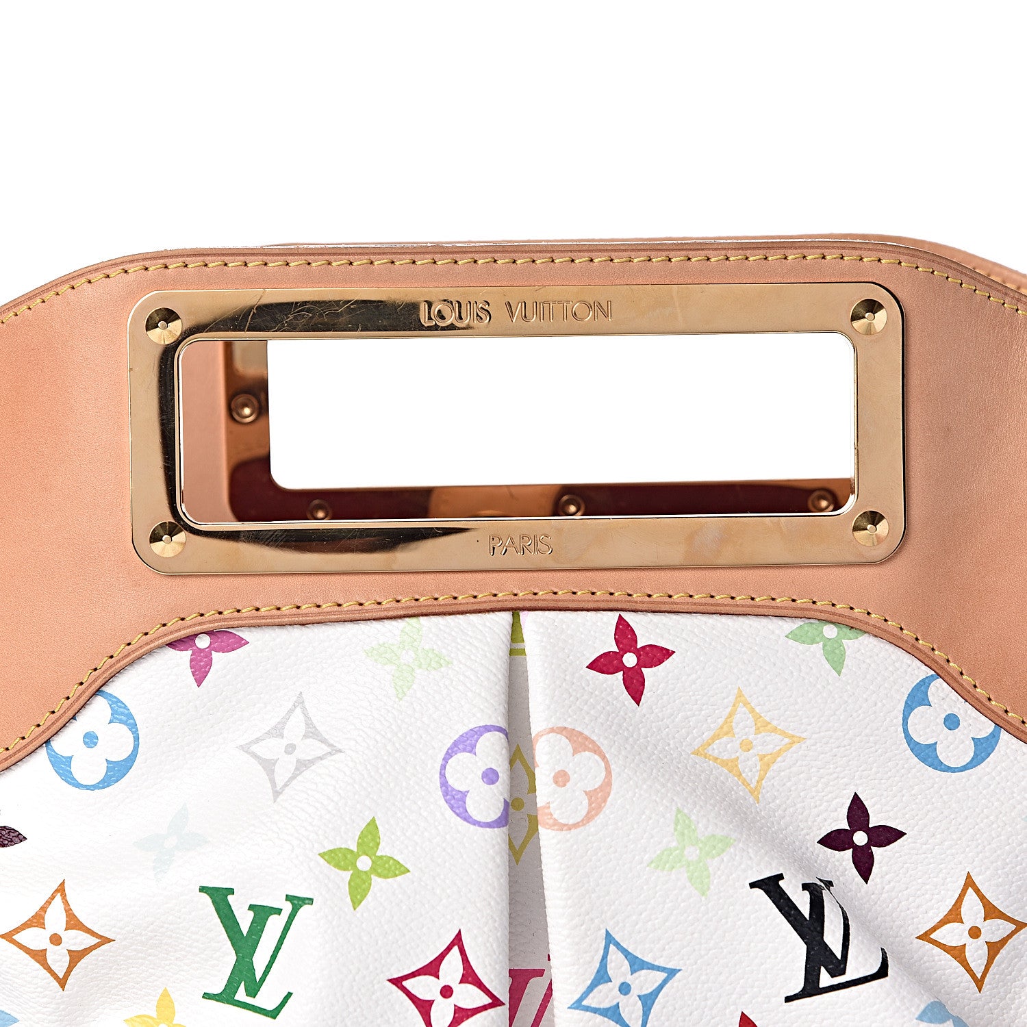 Louis Vuitton Monogram Multicolor Judy MM White 7 of 12