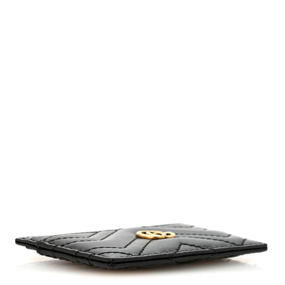 Gucci Calfskin Matelasse GG Marmont Card Holder Black 4 of 7