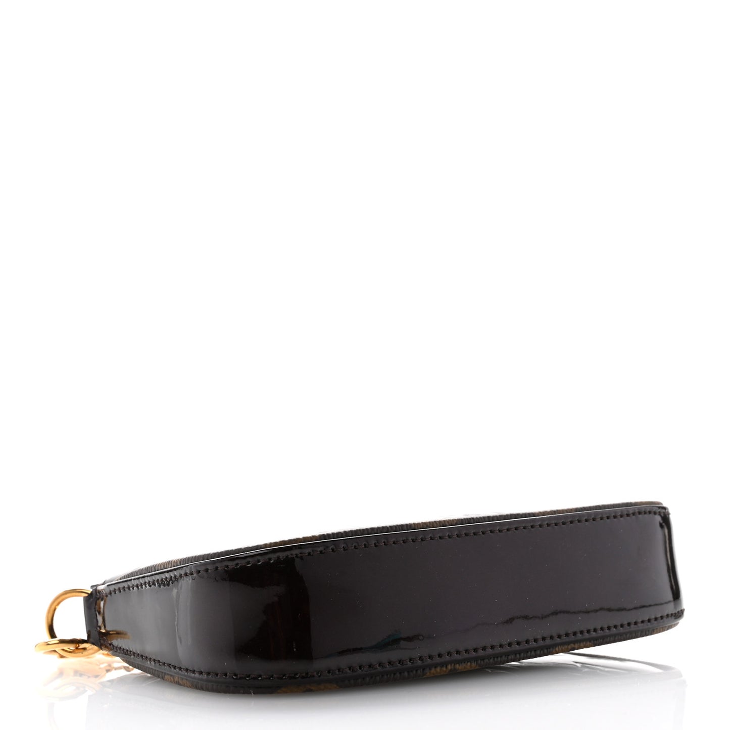 Vernis Monogram Mini Pochette Accessories Amarante