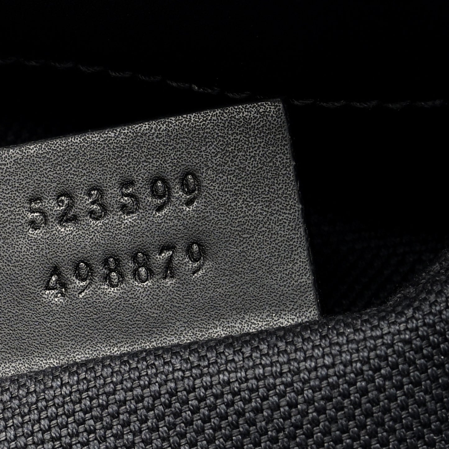 GG Supreme Monogram Web Small Flat Messenger Bag Black Grey