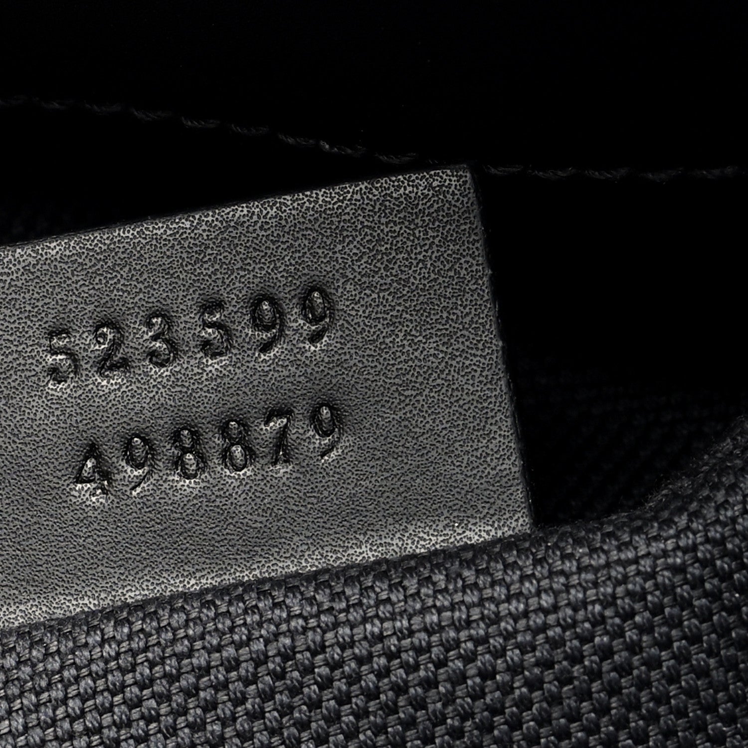 Gucci GG Supreme Monogram Web Small Flat Messenger Bag Black Grey 7 of 10
