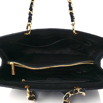 Chanel Caviar Quilted XL Grand Shopping Tote GST Black 5 of 11