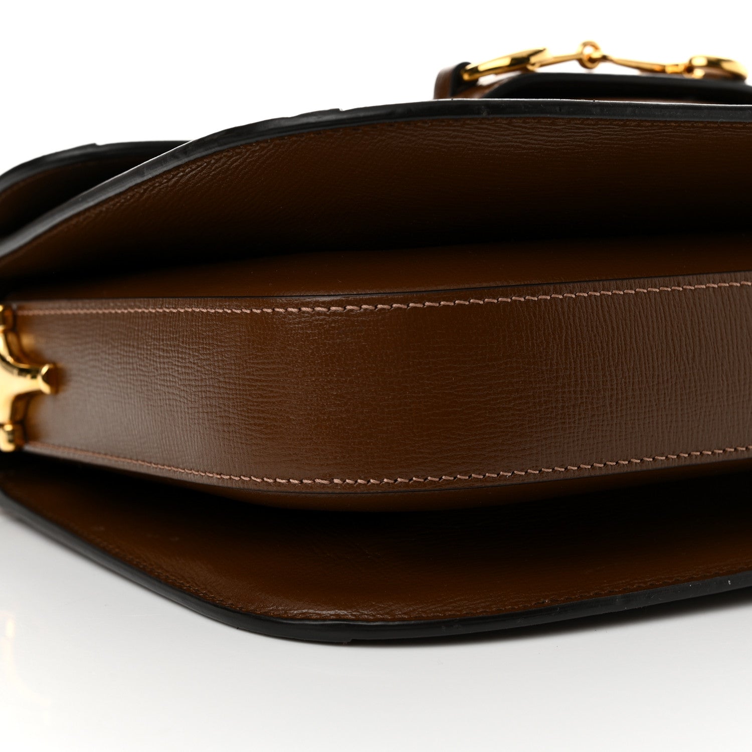 Gucci GG Supreme Monogram Horsebit 1955 Shoulder Bag Beige Brown Sugar 9 of 13