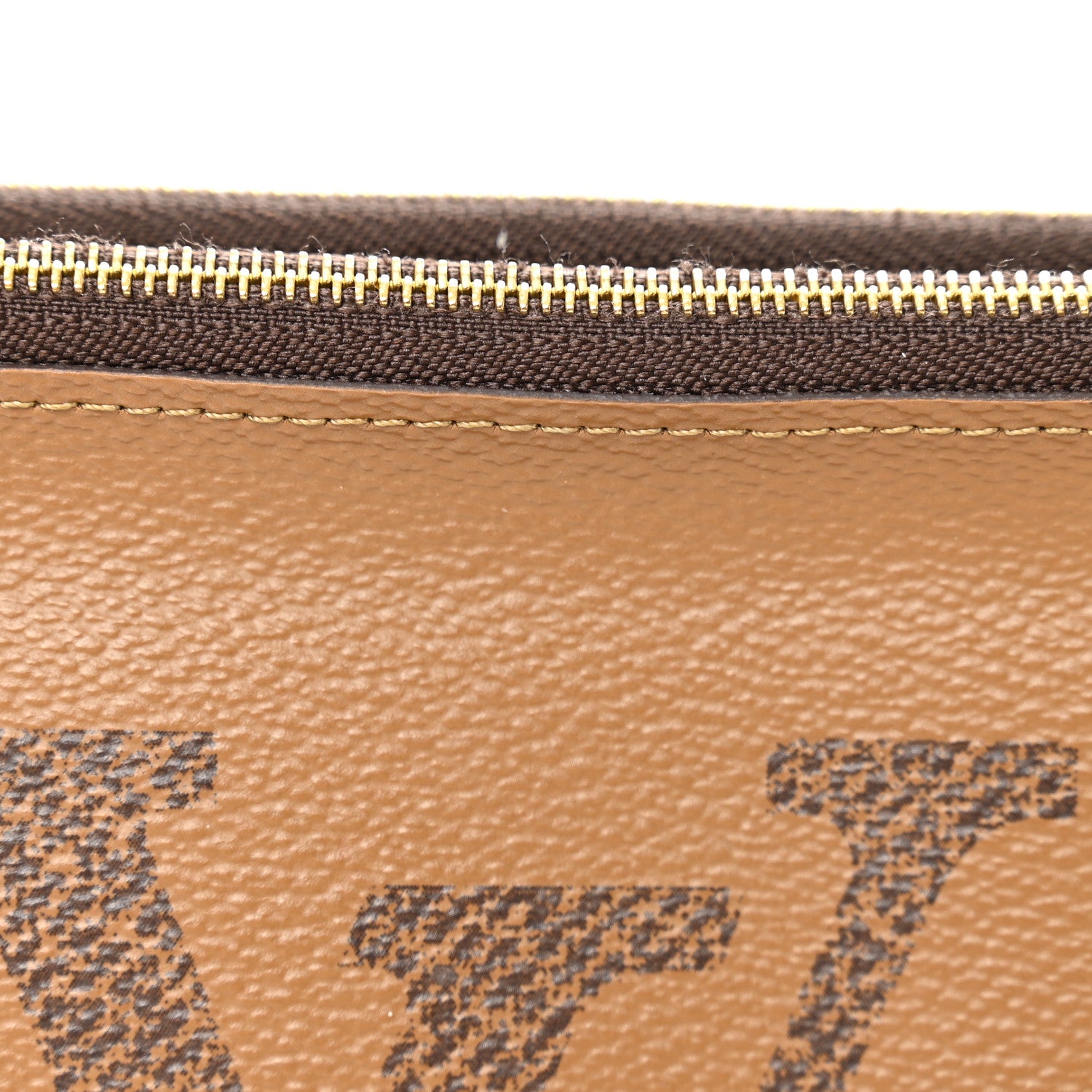 Louis Vuitton Reverse Monogram Giant Double Zip Pochette 12 of 12