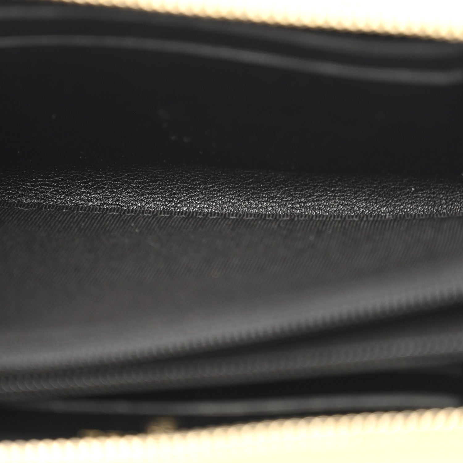 Chanel Metallic Calfskin Crocodile Embossed Small Zip Wallet Gold 5 of 14