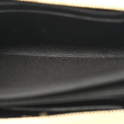 Chanel Metallic Calfskin Crocodile Embossed Small Zip Wallet Gold 5 of 14