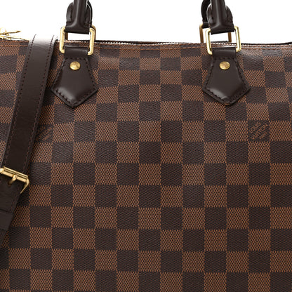 Louis Vuitton Damier Ebene Speedy Bandouliere 30 8 of 10