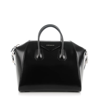Givenchy Shiny Lord Calfskin Medium Antigona Black 1 of 7