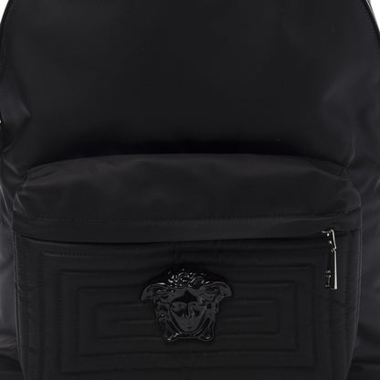 Versace Nylon Palazzo Medusa Backpack Black 9 of 9