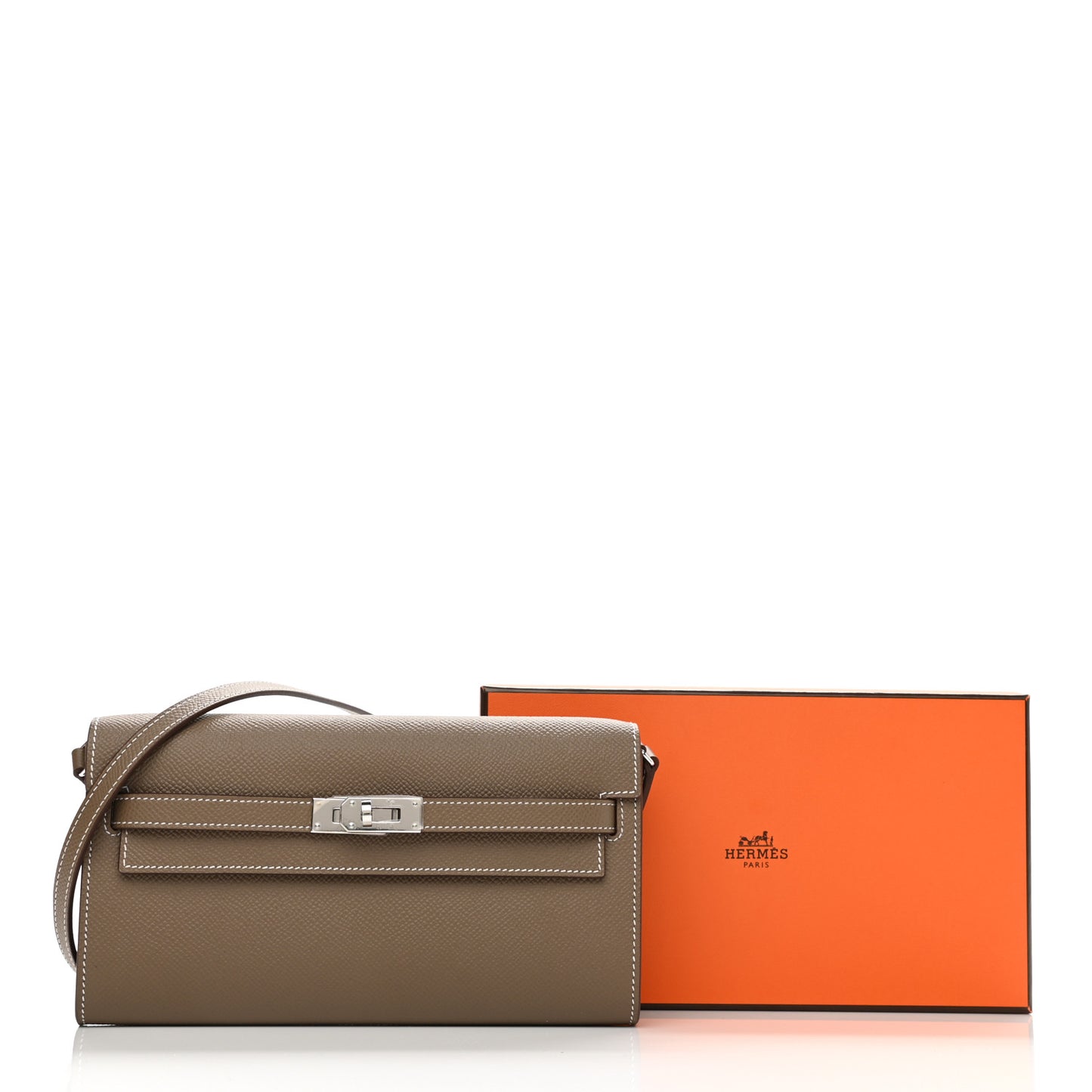 Epsom Kelly Wallet To Go Etoupe