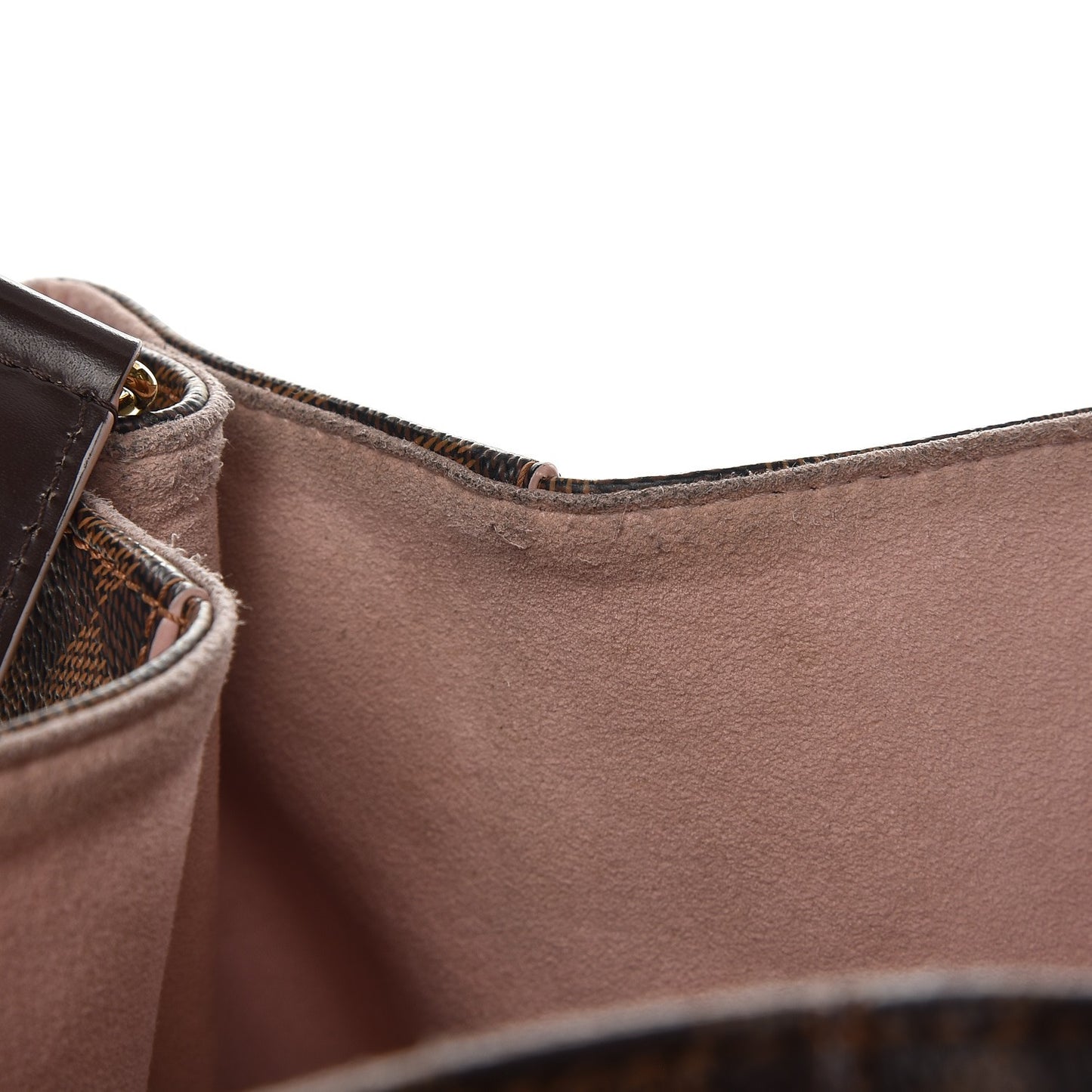 Damier Ebene Caissa Hobo Rose Ballerine