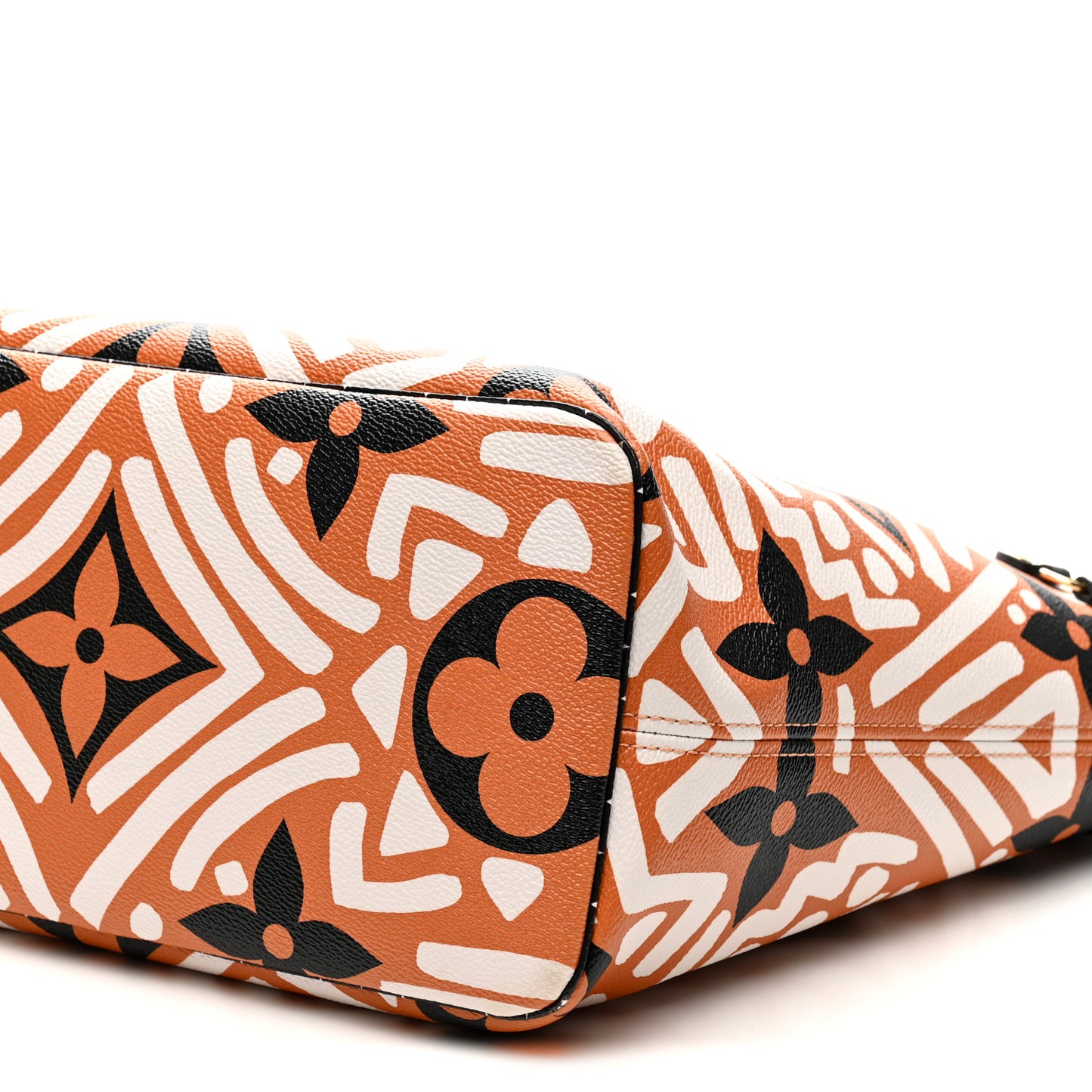 Monogram Giant Crafty Neverfull MM Creme Caramel