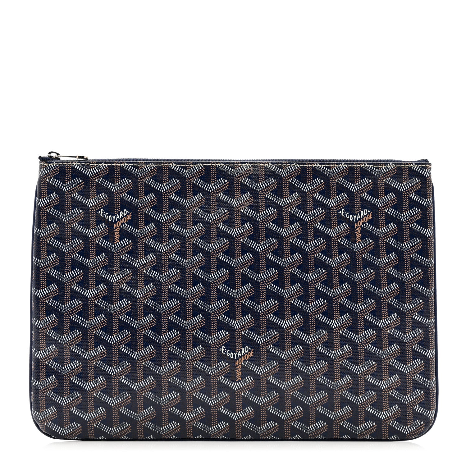 Goyard Goyardine Senat Pochette MM Navy 1 of 6