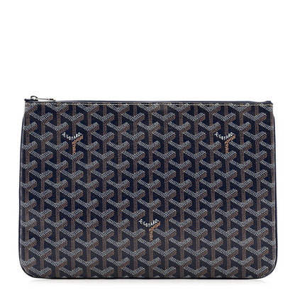 Goyard Goyardine Senat Pochette MM Navy 1 of 6