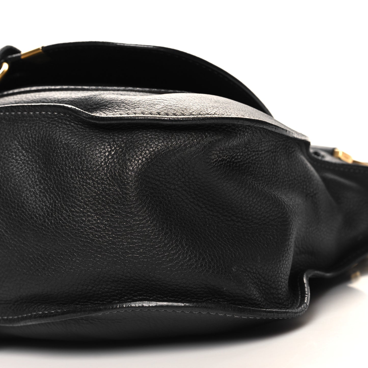 Calfskin Medium Marcie Satchel Black