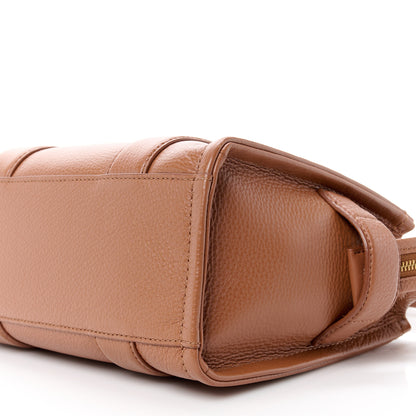 Marc Jacobs Grained Calfskin Mini The Tote Bag Argan Oil 12 of 13