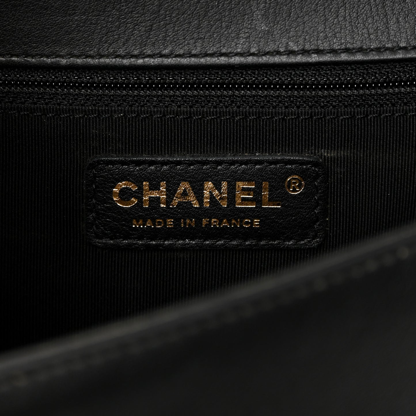 Calfskin Quilted New Medium Boy Flap Black