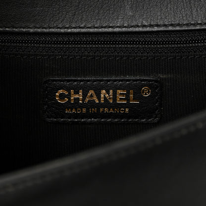 Chanel Calfskin Quilted New Medium Boy Flap Black 6 of 20