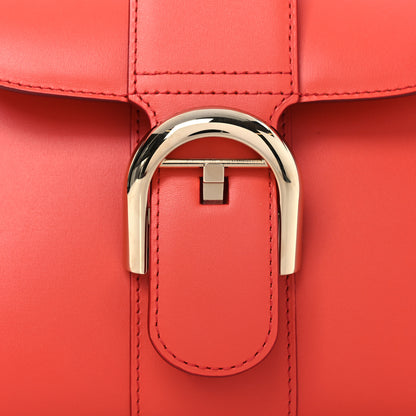 Delvaux Box Calfskin Mini Brillant Satchel Coral 9 of 12