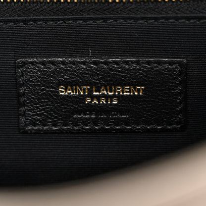 Saint Laurent Lambskin Matelasse Monogram Medium Niki Chain Satchel Crema Soft 6 of 9