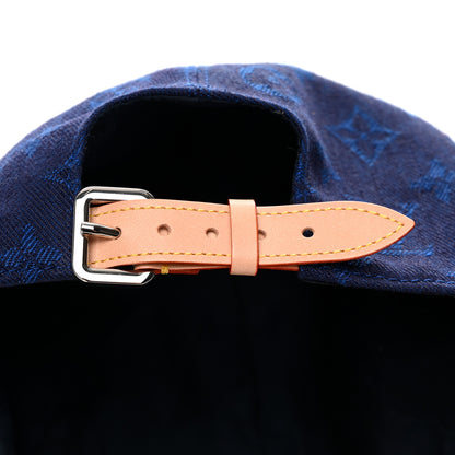 Louis Vuitton Monogram Jacquard Cap M Blue 7 of 10