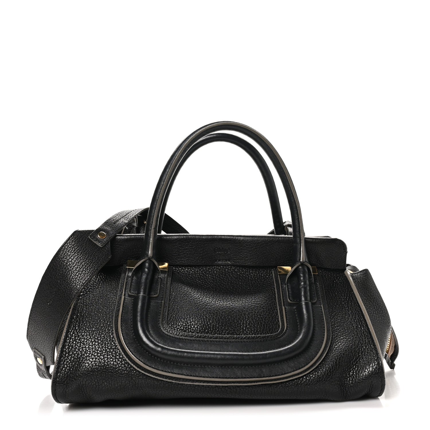 Chloe Calfskin Medium Everston Satchel Black 1 of 11