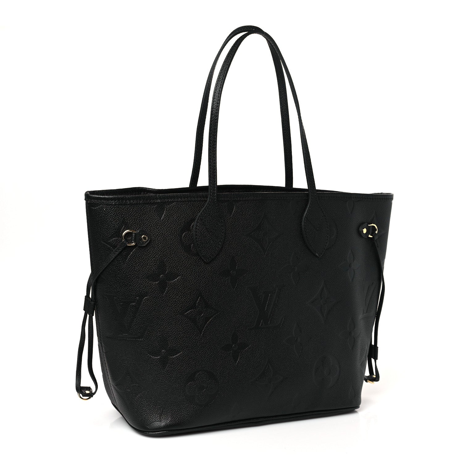 Louis Vuitton Empreinte Monogram Giant Neverfull MM Black 3 of 8