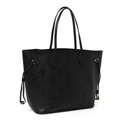 Louis Vuitton Empreinte Monogram Giant Neverfull MM Black 3 of 8