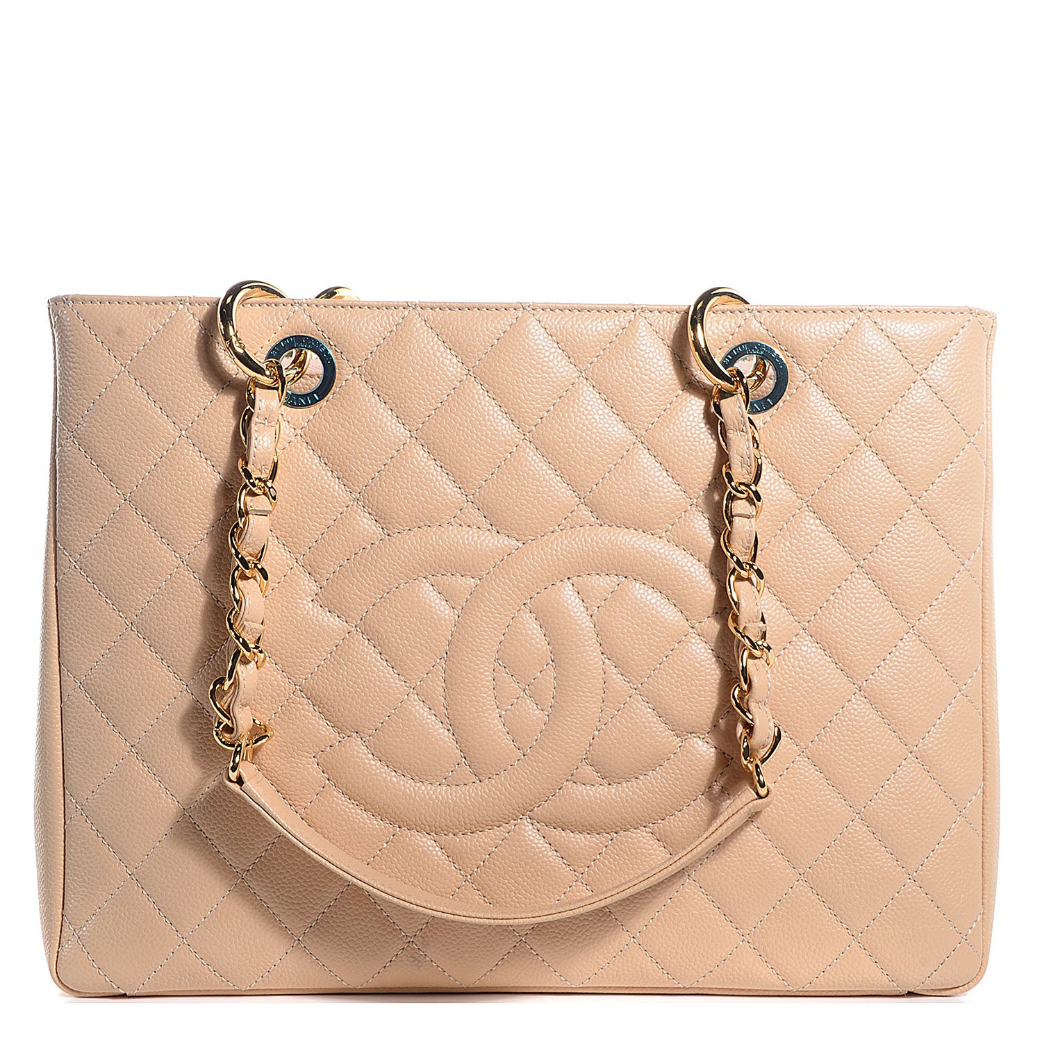 Chanel Caviar Grand Shopping Tote GST Beige Clair 1 of 7