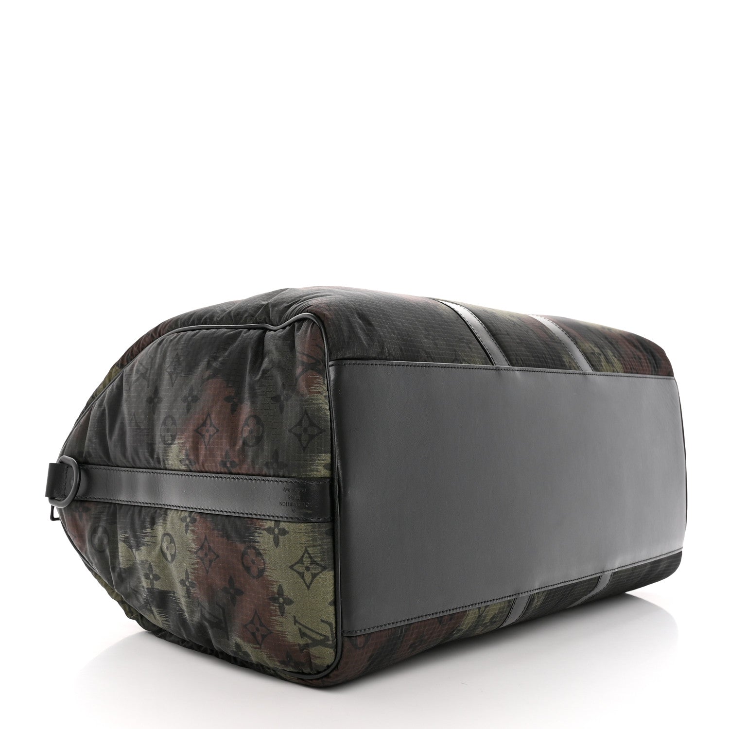 Louis Vuitton Nylon Monogram Camouflage Keepall Bandouliere 50 Kaki 3 of 13