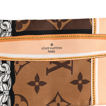 Louis Vuitton Silk Monogram Confidential Bandeau Brown 3 of 6