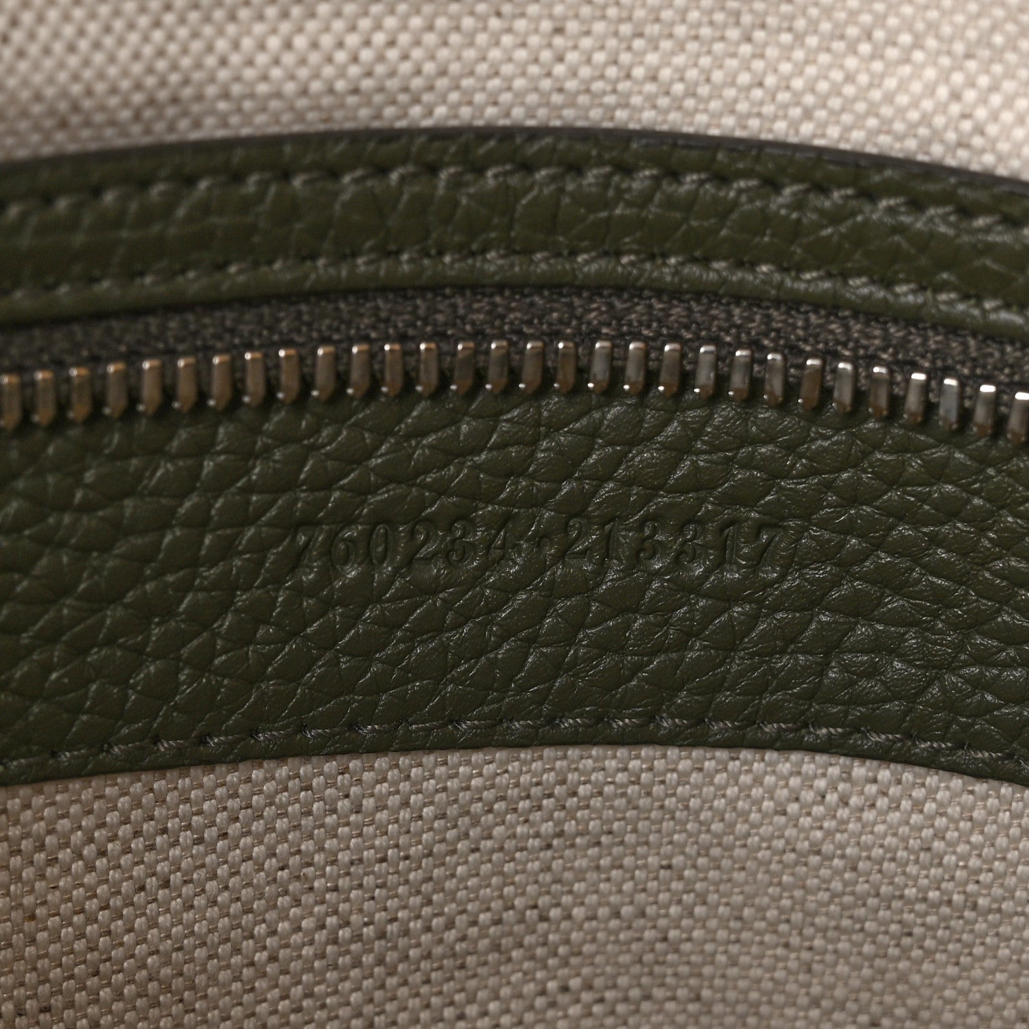 Gucci Calfskin Jumbo GG Embossed Double Buckle Medium Messenger Bag Dark Vintage Olive 6 of 10
