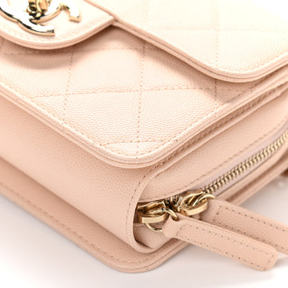 Chanel Caviar Quilted Like A Wallet Flap Light Beige 9 of 9