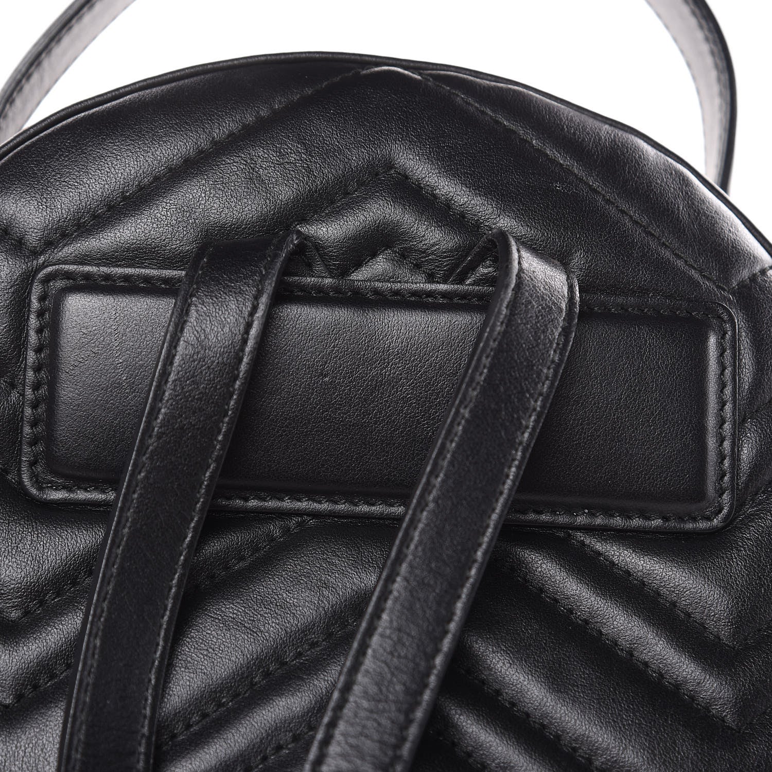 Gucci Calfskin Matelasse GG Marmont Backpack Black 13 of 17