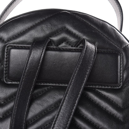 Gucci Calfskin Matelasse GG Marmont Backpack Black 13 of 17