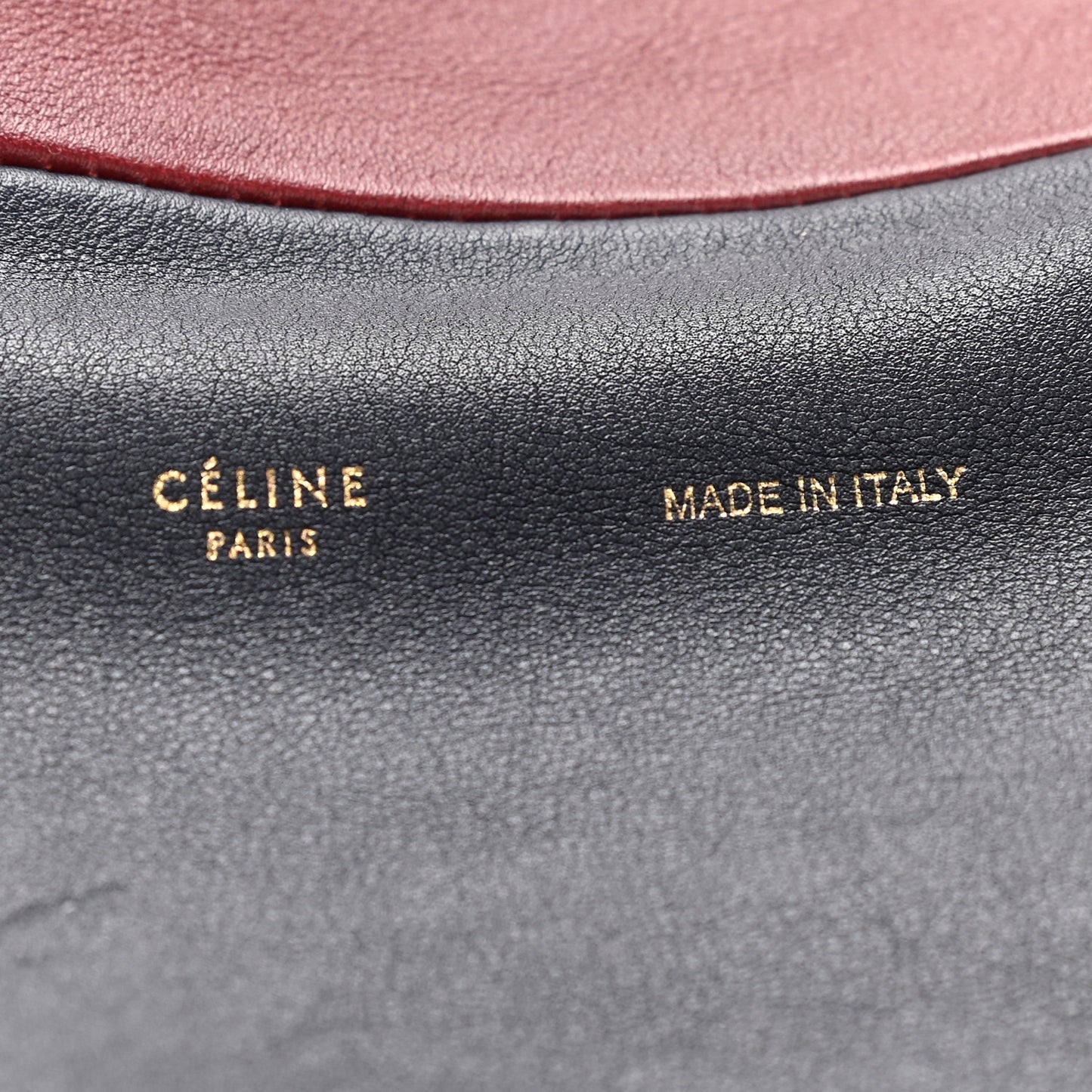 Calfskin Suede All Soft Shoulder Bag Navy Burgundy