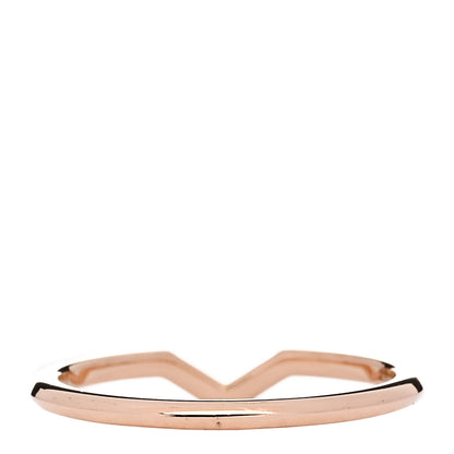Tiffany 18K Rose Gold V Band Ring 56 7.5 3 of 5