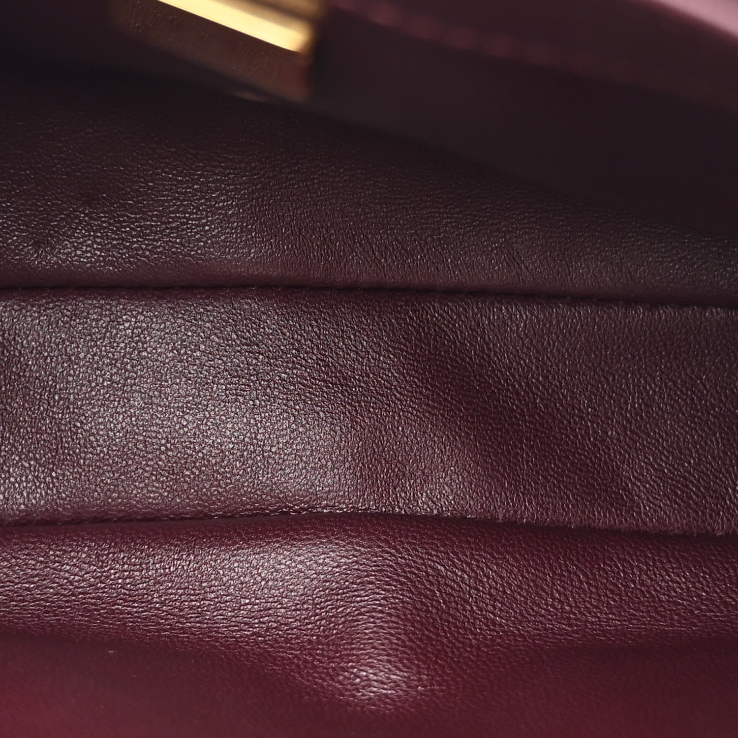 Chanel Lambskin Crystal Diamante Small Flap Burgundy 5 of 11
