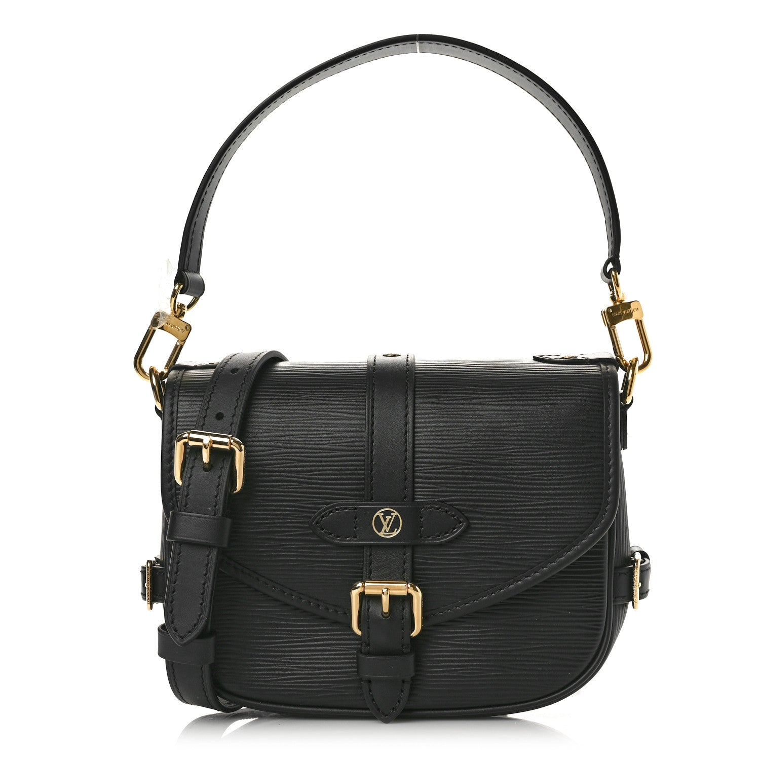 Louis Vuitton Epi Saumur BB Black 1 of 9