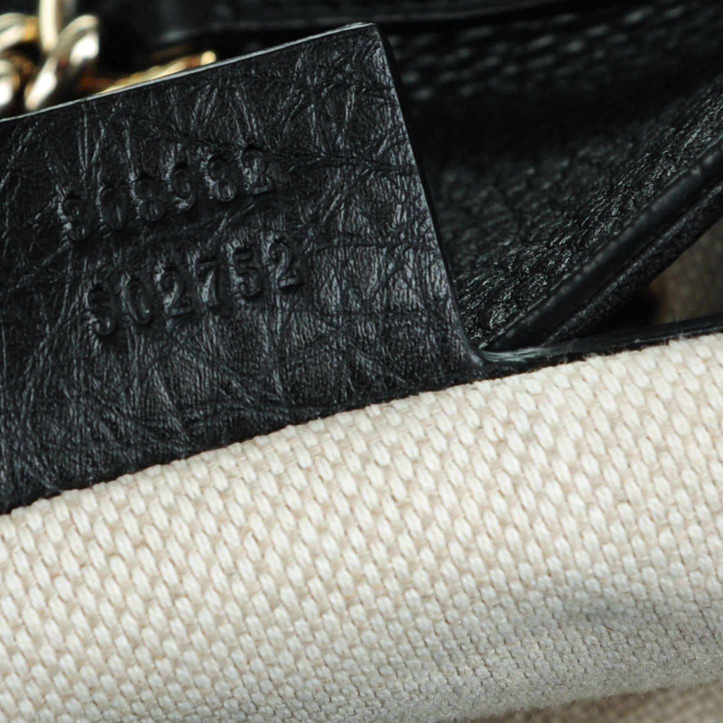 Pebbled Calfskin Medium Soho Chain Shoulder Bag Black