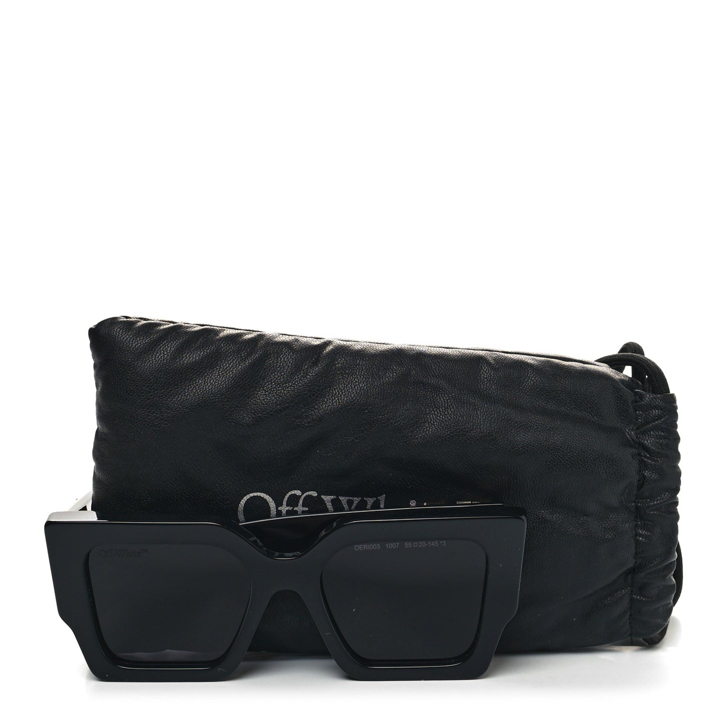 Acetate Square The Sun Sunglasses Black