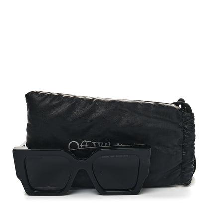 Off-White Acetate Square The Sun Sunglasses Black 8 of 8